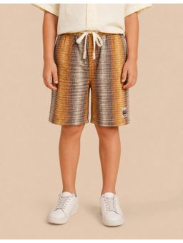 U.S. POLO ASSN. - Checked Yellow Boys Shorts