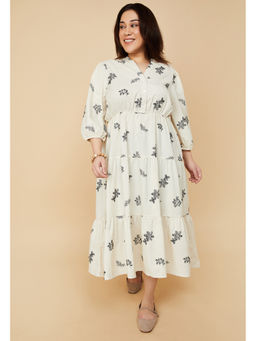 max - Women Embroidered Tiered Dress