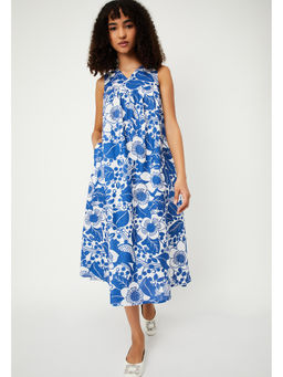 max - Women Floral Printed A-line Midi Dress