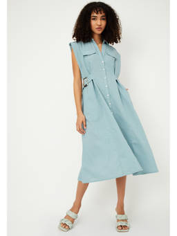 max - Women Textured Midi Dress
