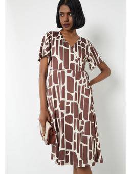 max - Women Printed Wrap Dress