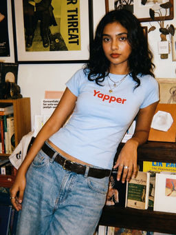 Uptownie - Yapper Cotton Lycra T-Shirt