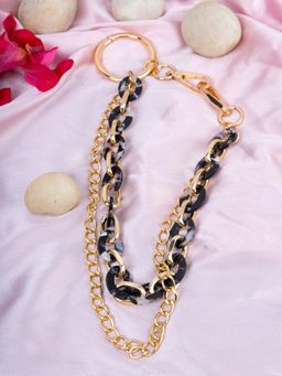 Kazo - Trendy and Stylish Acrylic and Metal Chain Necklace