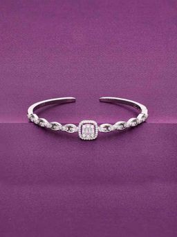 Kai Jewel - Dazzling Droplets Zircon Silver Kada - Silver