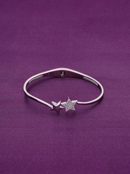 Kai Jewel - Sterling Stars Zircon Silver Kada