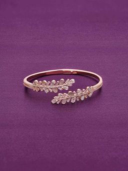 Kai Jewel - Lacy Leaves Rose Gold Kada