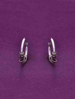 Kai Jewel - Authentic Sterling Twists Silver Hoops Earrings