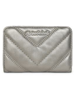 Marina Galanti - Silver Color Soft PU Material Medium Size Wallet - MW0094M30056