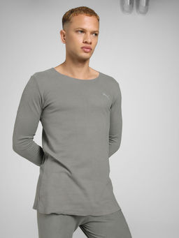 Puma - Thermoshield Mens Long Sleeve Thermal Top Grey