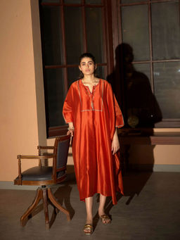 DEEPTHEE - Orange Kaftan Dress