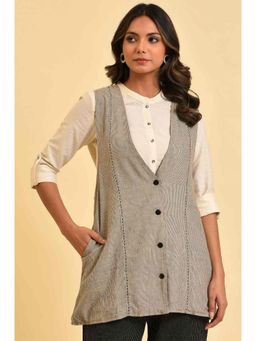 W - Grey Stripes Jacket