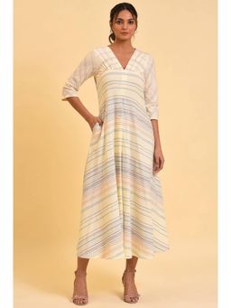W - Yellow Stripes Dress