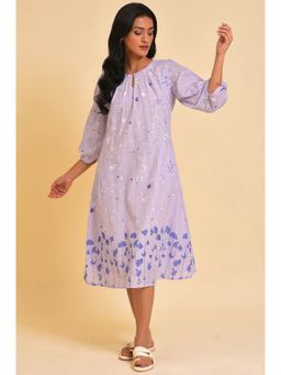 W - Purple Floral Dress