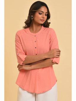 W - Peach Solid Top