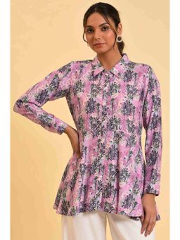 W - Purple Floral Top