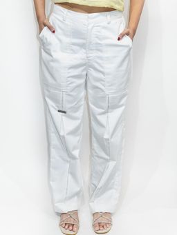 RISING AMONG - White Box Pleat Pants