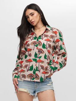 The Souled Store - Originals Mushroom Women's Shirt