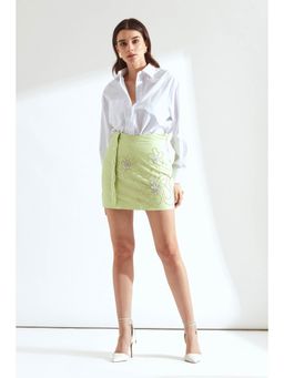 Our Love - White Oversized Cotton Shirt