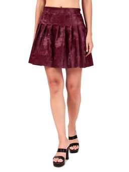 Leather Retail - Women High Waist Mini Skirt