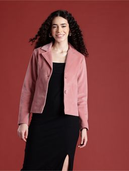 Leather Retail - Two Button Pink Jacket