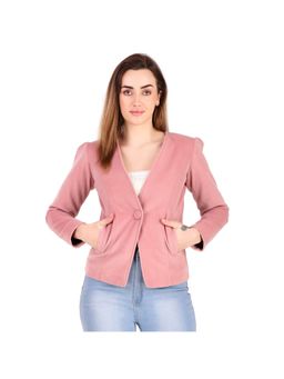 Leather Retail - Single Button Pink Jacket