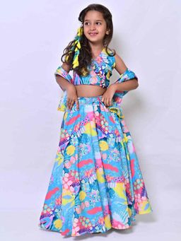ARTH LIFE - Abstract Lehenga with Choli and Dupatta