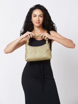 Globus - Women Olive Solid Casual Sling Bag
