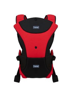 Hopop - Red Baby Carrier 3 in 1 Bag with Adjustable Height and Waist Strap (6-12 Months)