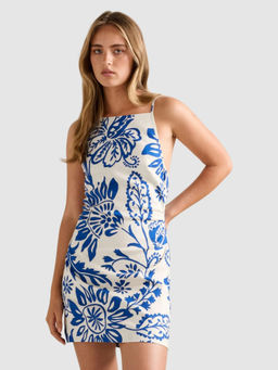 Forever New - Letty Stretch Linen Mini Dress