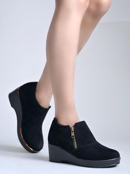 Shoetopia - Women Black Casual Boots