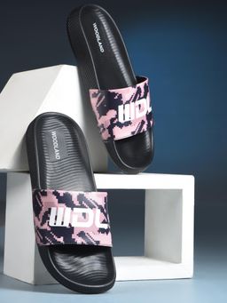 WOODLAND - Women Pink Sliders