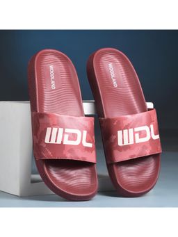 WOODLAND - Women Maroon Sliders