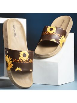 WOODLAND - Women Brown Sliders