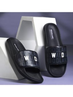 WOODLAND - Men Black Sliders