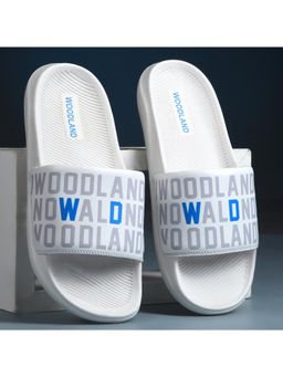 WOODLAND - Men White Sliders