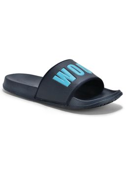 WOODLAND - Men Navy Blue Sliders