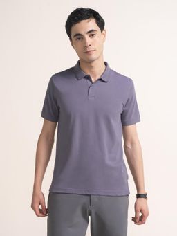 DaMENSCH - Lavender Thermoregulating Regular Fit Polo T-Shirt