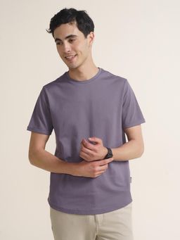 DaMENSCH - Men Lavender Pique T-Shirt