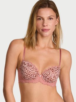Victoria's Secret - Dream Angels Smooth and Lace Lightly Lined Demi Multi-Color Bra