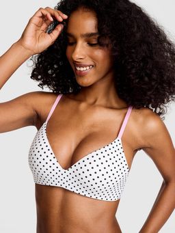 Victoria's Secret - PINK Marshmallow Push-Up Wireless Comfy White Bra