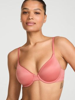 Victoria's Secret - Body by Victoria Lace-Trim Lightly Lined Full-Coverage Pink Bra
