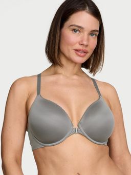 Victoria's Secret - Body by Victoria Lightly Lined Lace Racerback Full-Coverage Grey Bra
