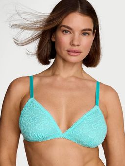 Victoria's Secret - Lacie Unlined Triangle Blue Bra