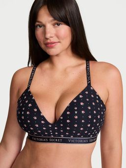 Victoria's Secret - The T-Shirt Cotton Lightly Lined Wireless Black Bra