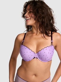 Victoria's Secret - PINK Wink Push-Up Balconette Purple Bra