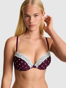 Victoria's Secret - PINK Wear Everywhere Super Push-Up Wine Bra