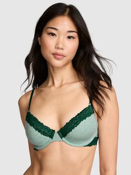 Victoria's Secret - Wear Everywhere Lightly Lined Full Coverage T-Shirt Green Bra