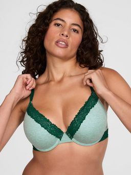 Victoria's Secret - PINK Wear Everywhere Push-Up Green Bra