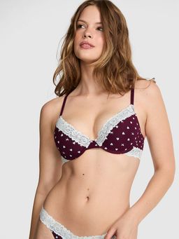 Victoria's Secret - PINK Wear Everywhere Push-Up Wine Bra