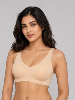 Shop The Edit - Full Coverage Removable Cups Everyday Beige Bra